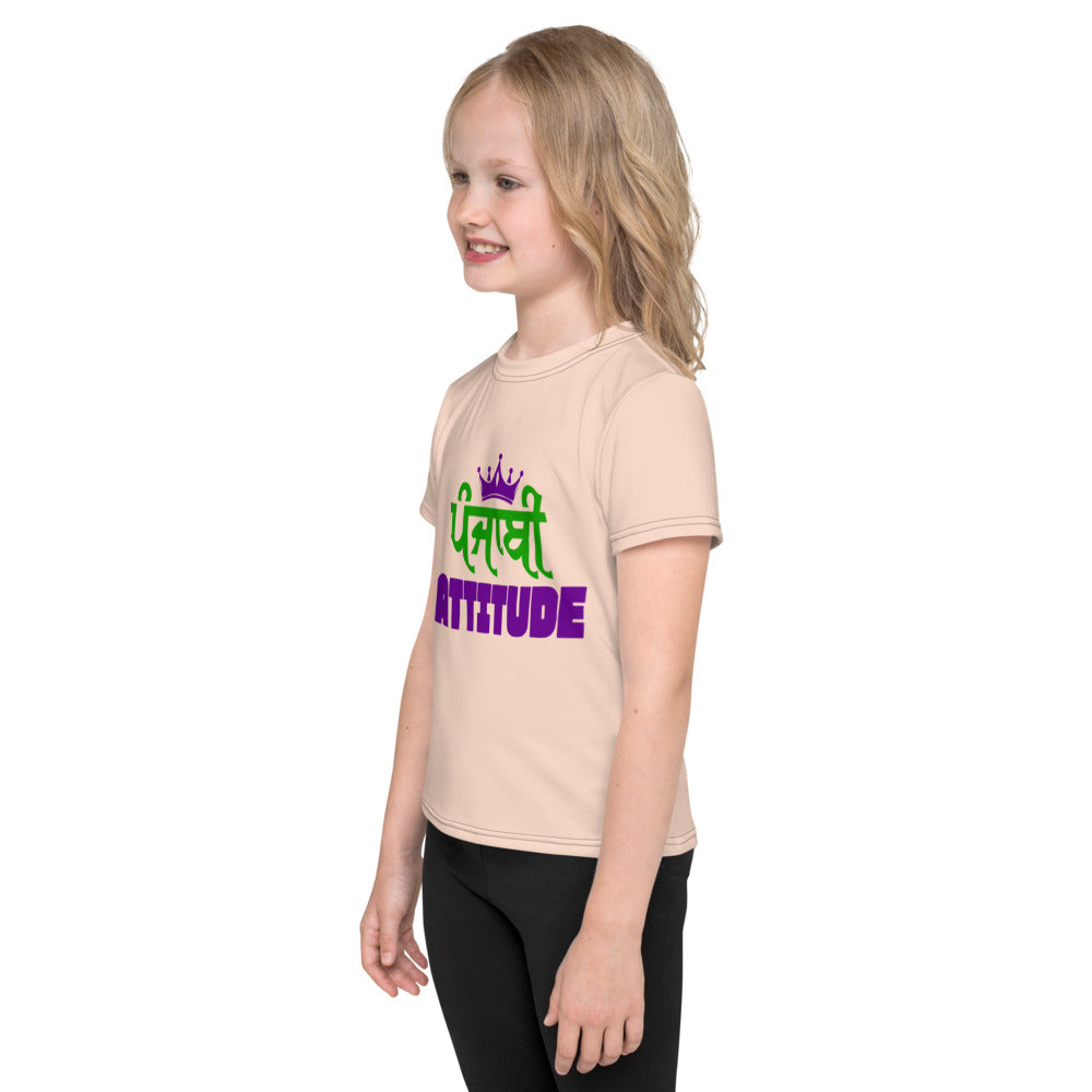 PUNJABI ATTITUDE - Kids crew neck t-shirt