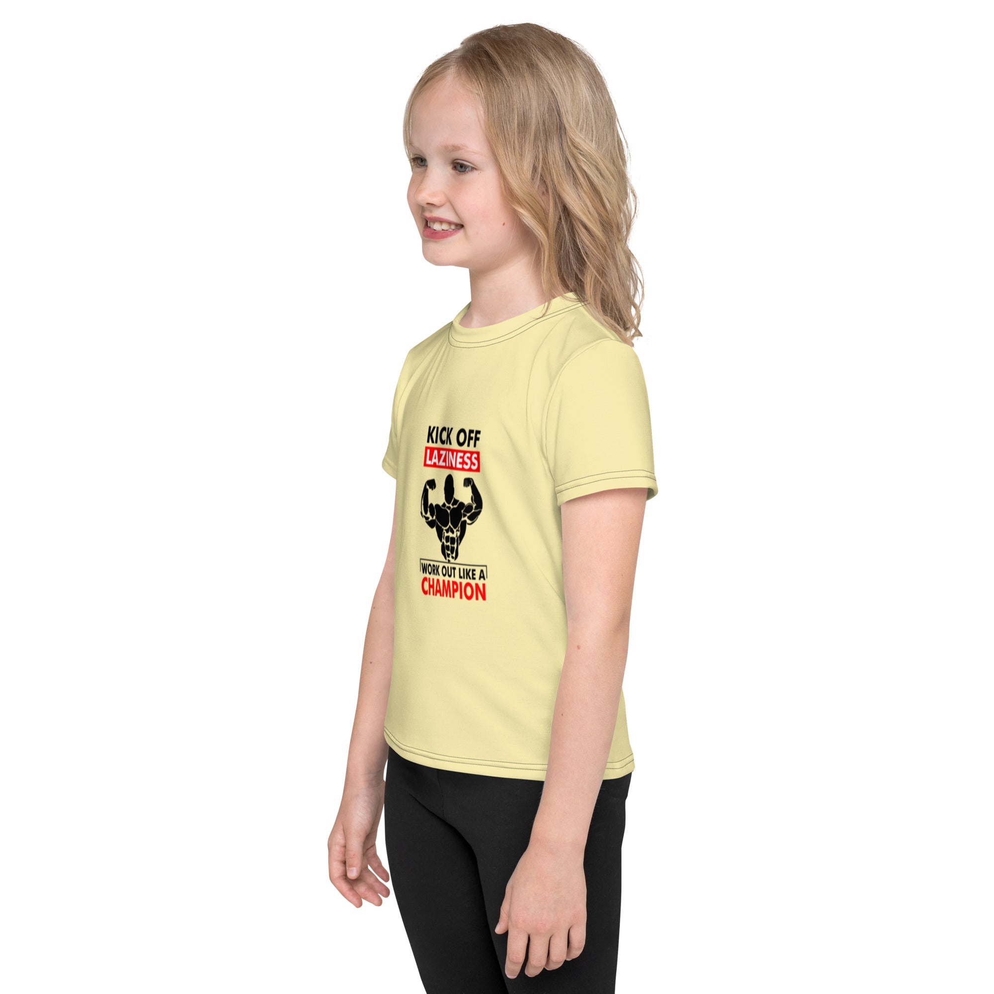 KICK OFF LAZINESS - Kids crew neck t-shirt