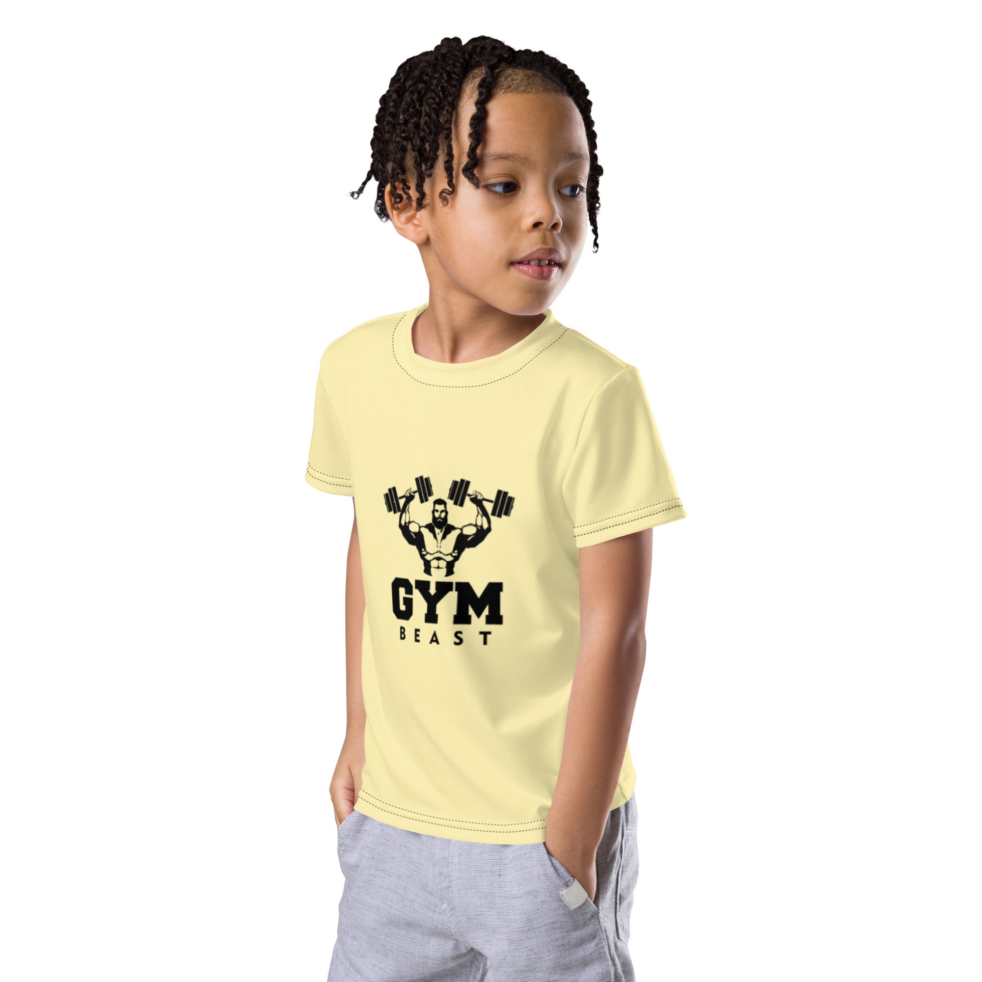 GYM BEAST - Kids crew neck t-shirt