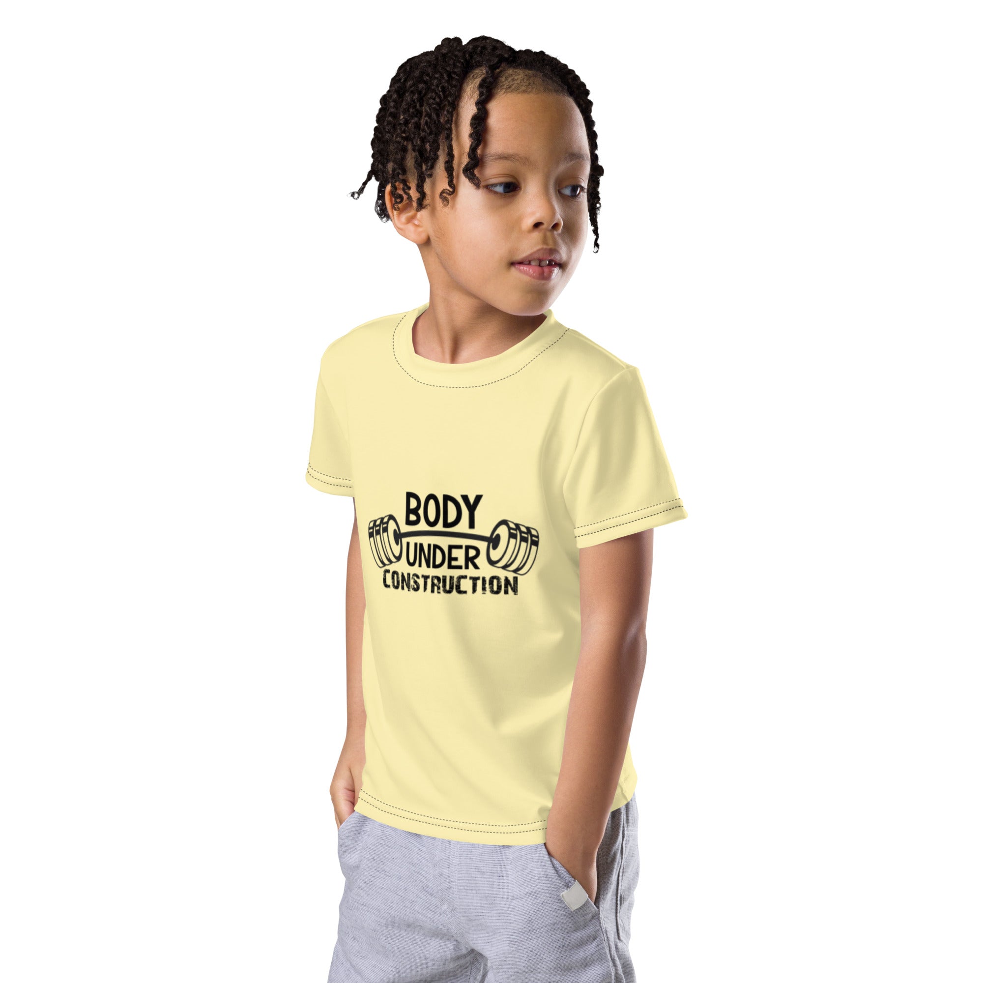 BODY UNDER CONSTRUCTION - Kids crew neck t-shirt