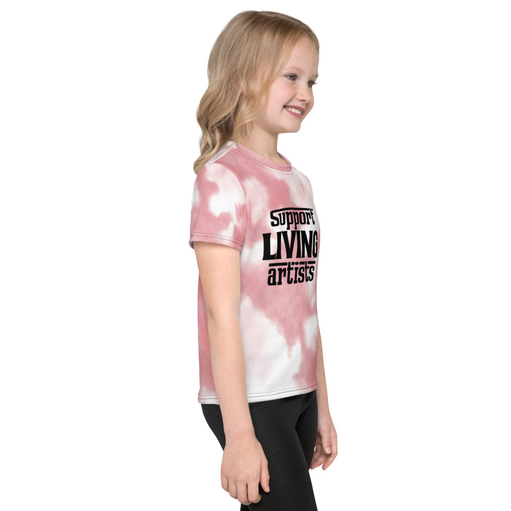 SUPPORT LIVING ARTISTS - Kids crew neck t-shirt