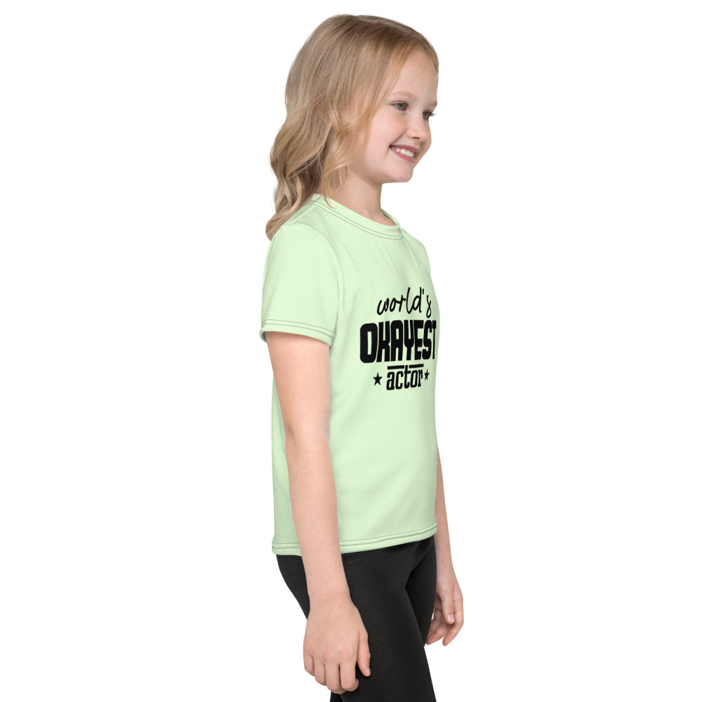 WORLD'S OKAYEST ACTOR - Kids crew neck t-shirt