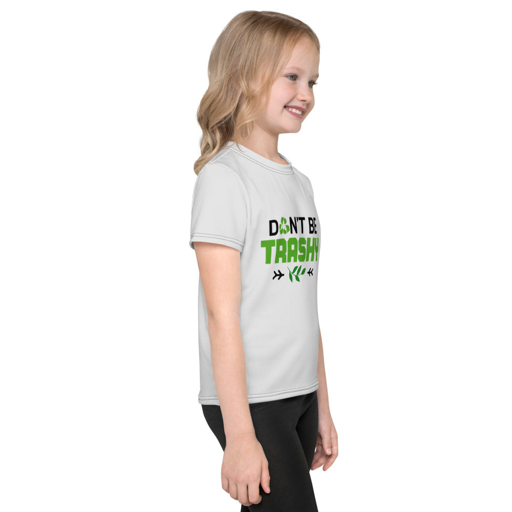 DON'T BE TRASHY - Kids crew neck t-shirt