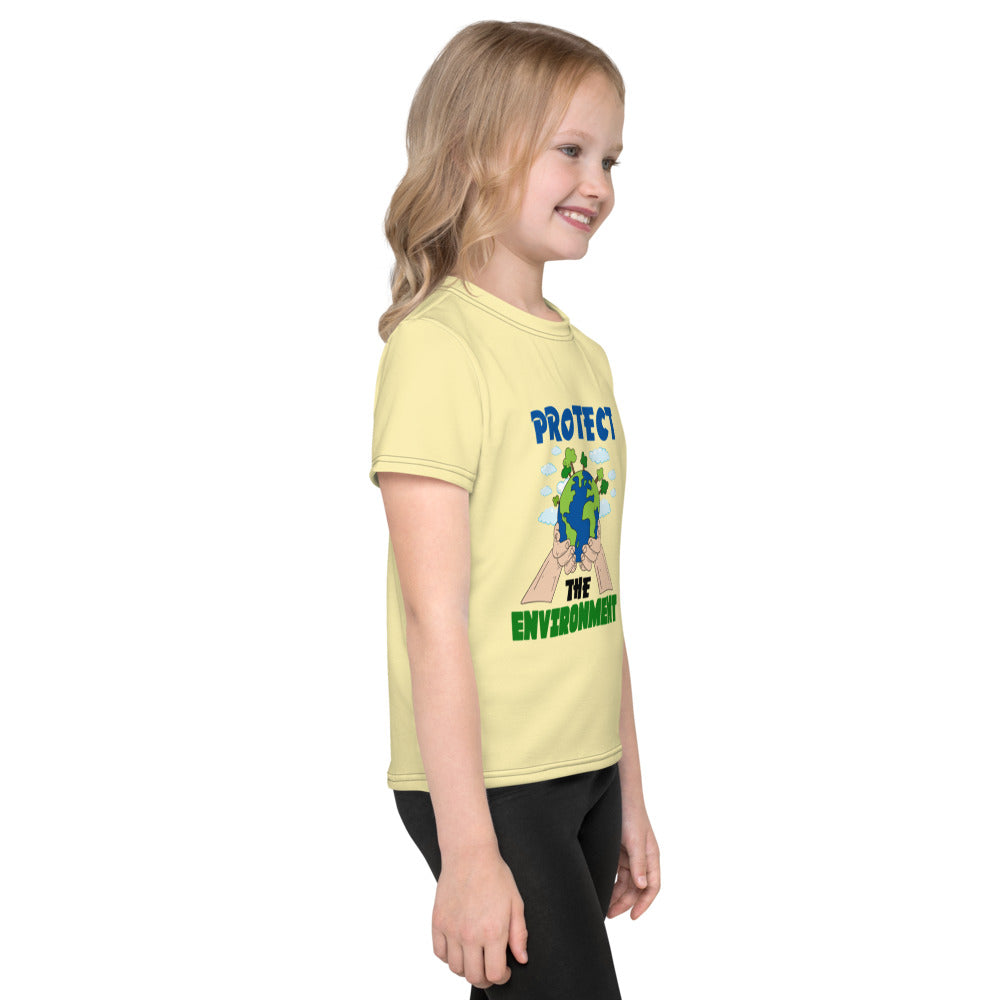 PROTECT THE ENVIRONMENT - Kids crew neck t-shirt