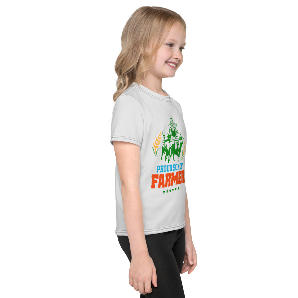 PROUD SON OF FARMER - Kids crew neck t-shirt