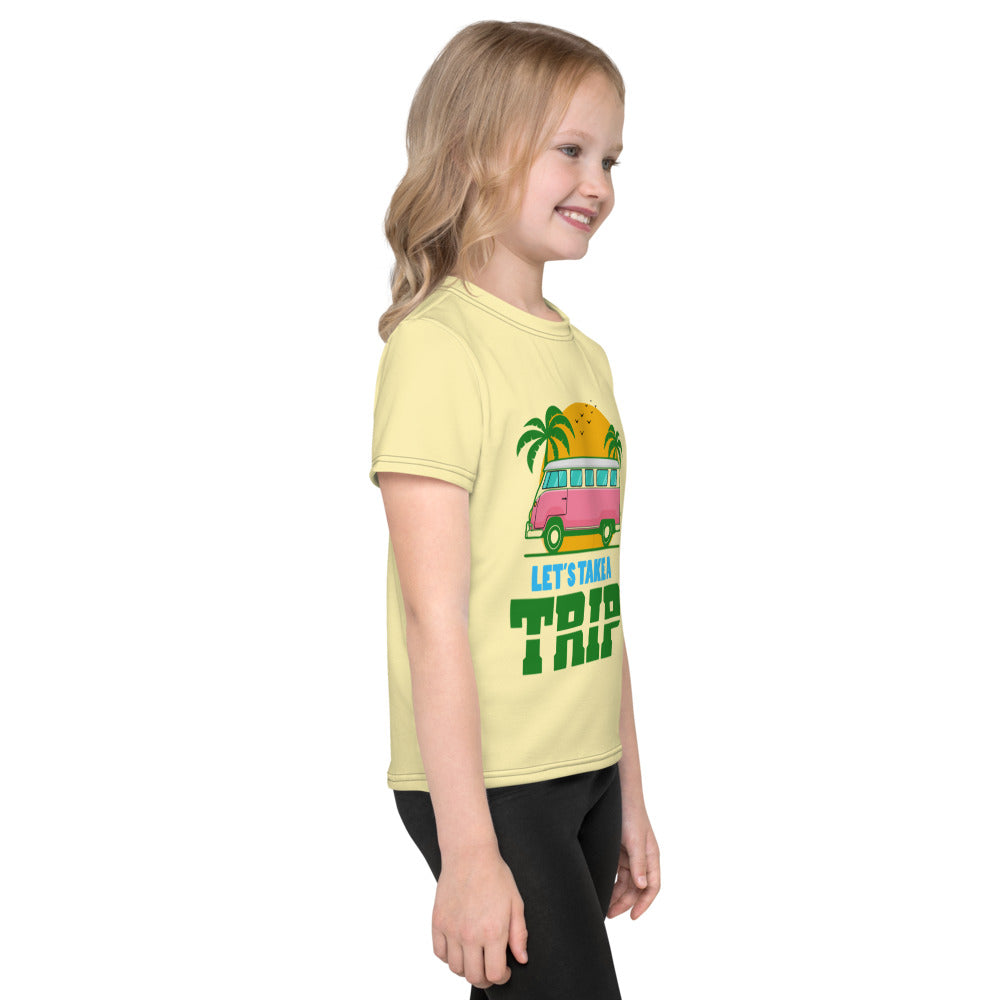 LET'S TAKE A TRIP - Kids crew neck t-shirt