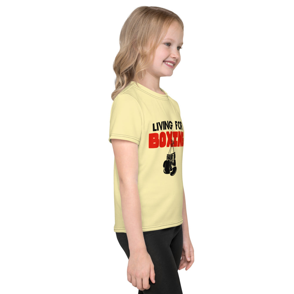 LIVING FOR BOXING - Kids crew neck t-shirt