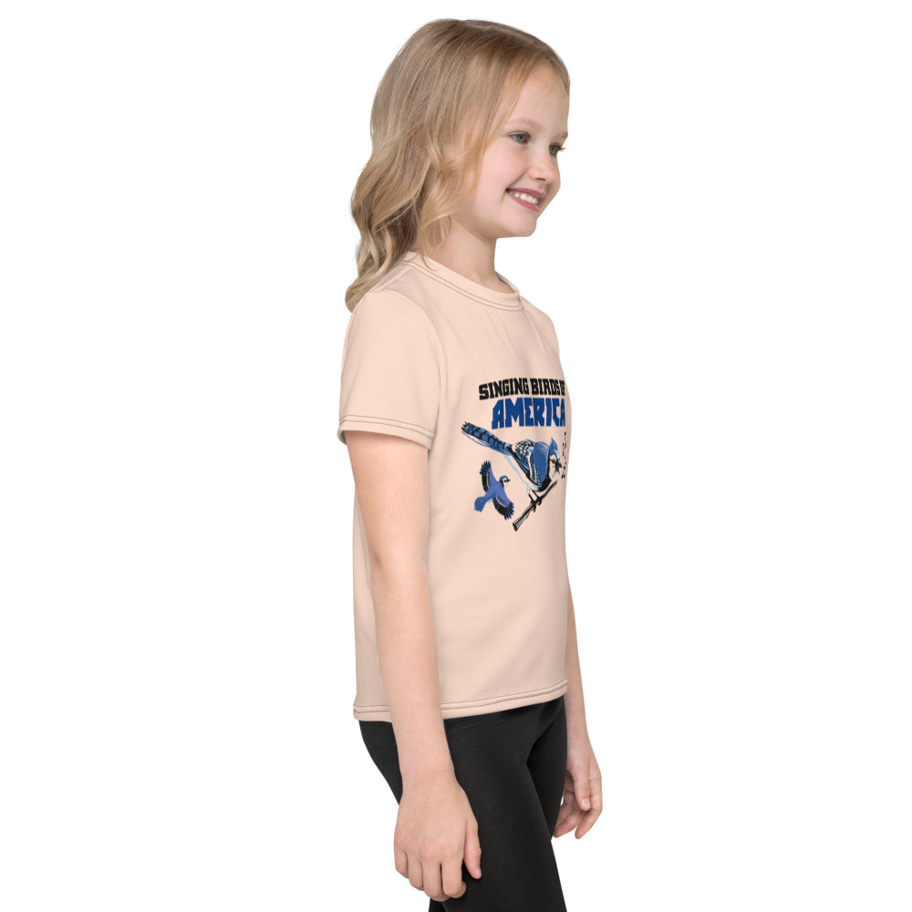 SINGING BIRDS OF AMERICA - Kids crew neck t-shirt