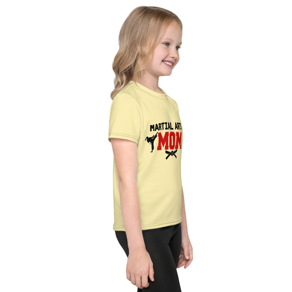 MARTIAL ARTS MOM - Kids crew neck t-shirt