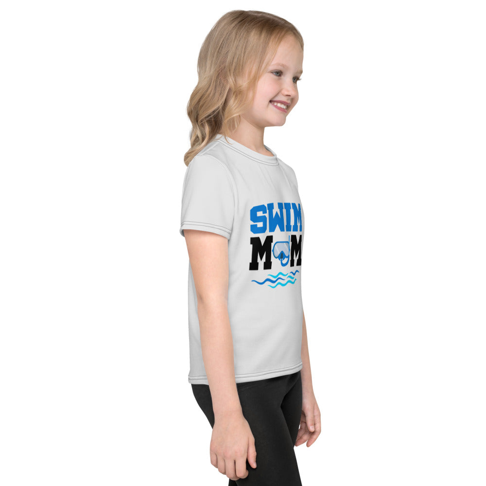 SWIM MOM - Kids crew neck t-shirt