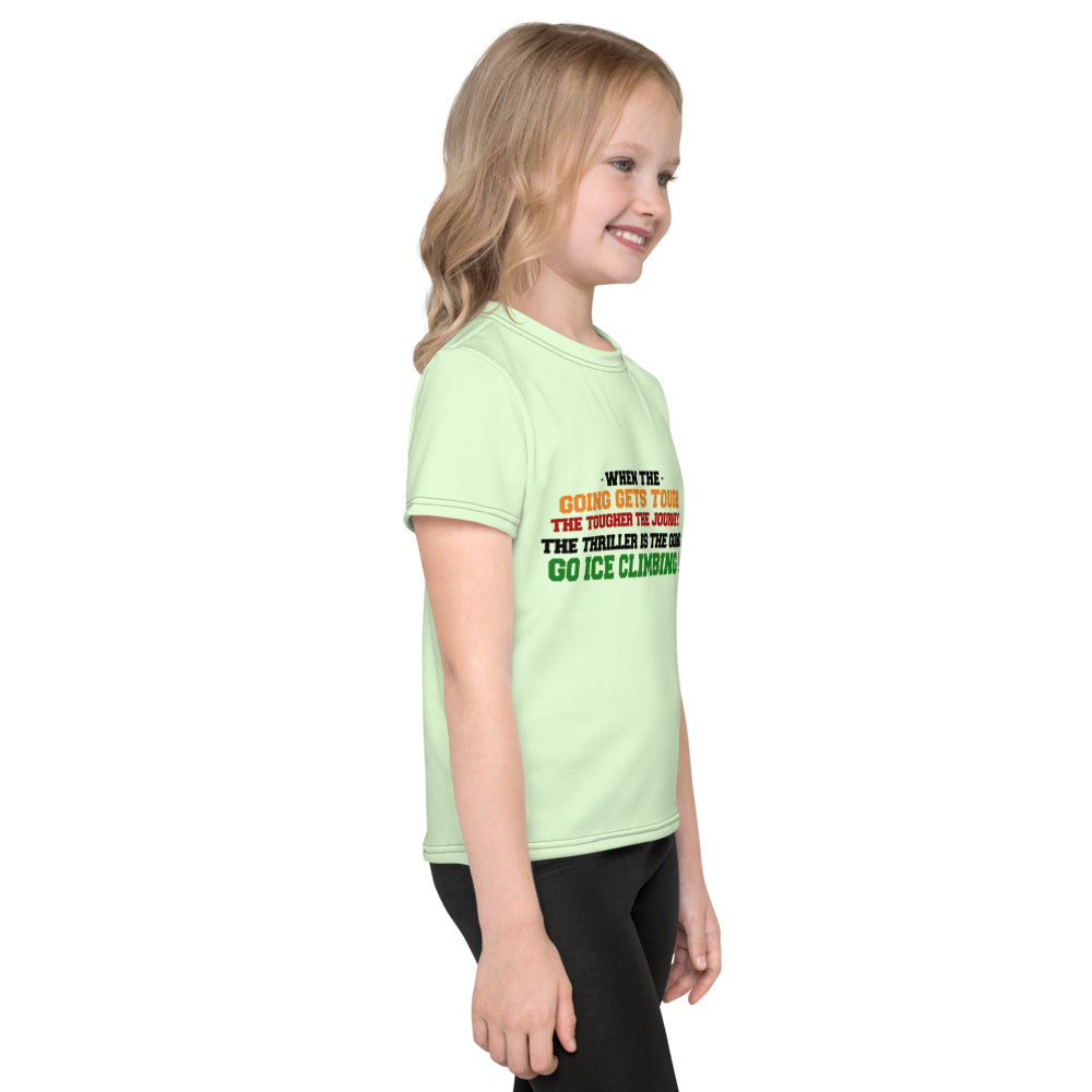 GO ICE CLIMBING - Kids crew neck t-shirt