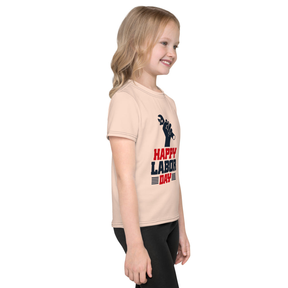 HAPPY LABOR DAY - Kids crew neck t-shirt