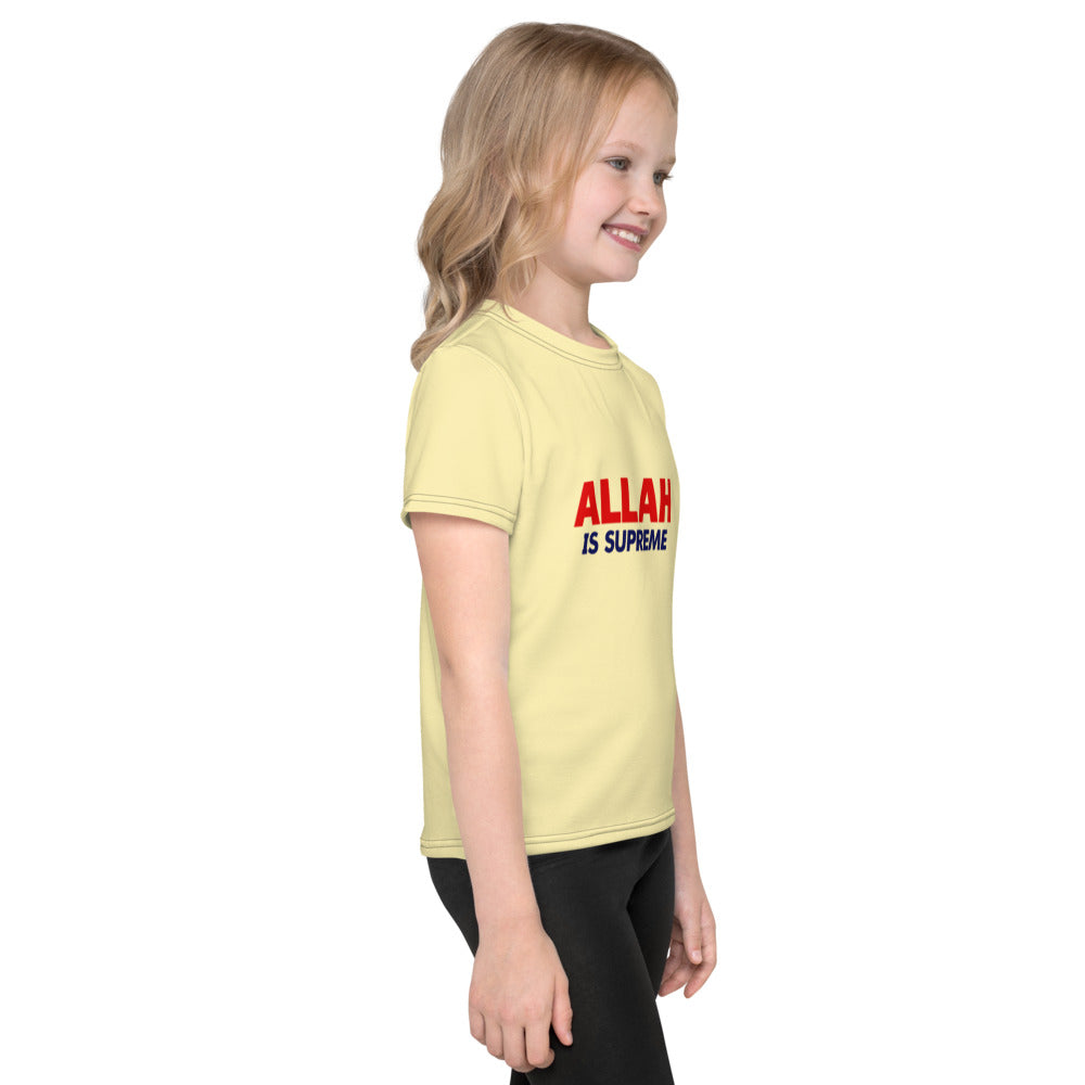 ALLAH IS SUPREME - Kids crew neck t-shirt