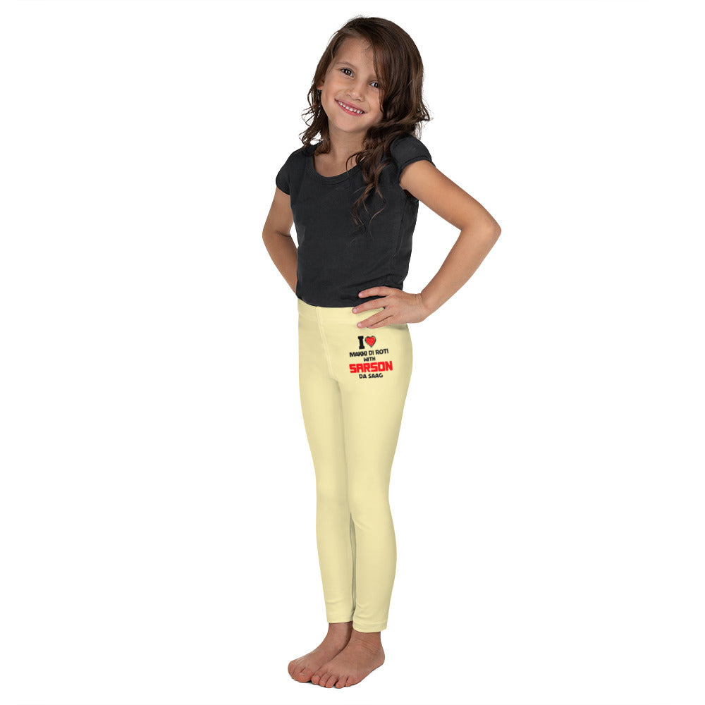 I LOVE MAKKI DI ROTI - Kid's Leggings