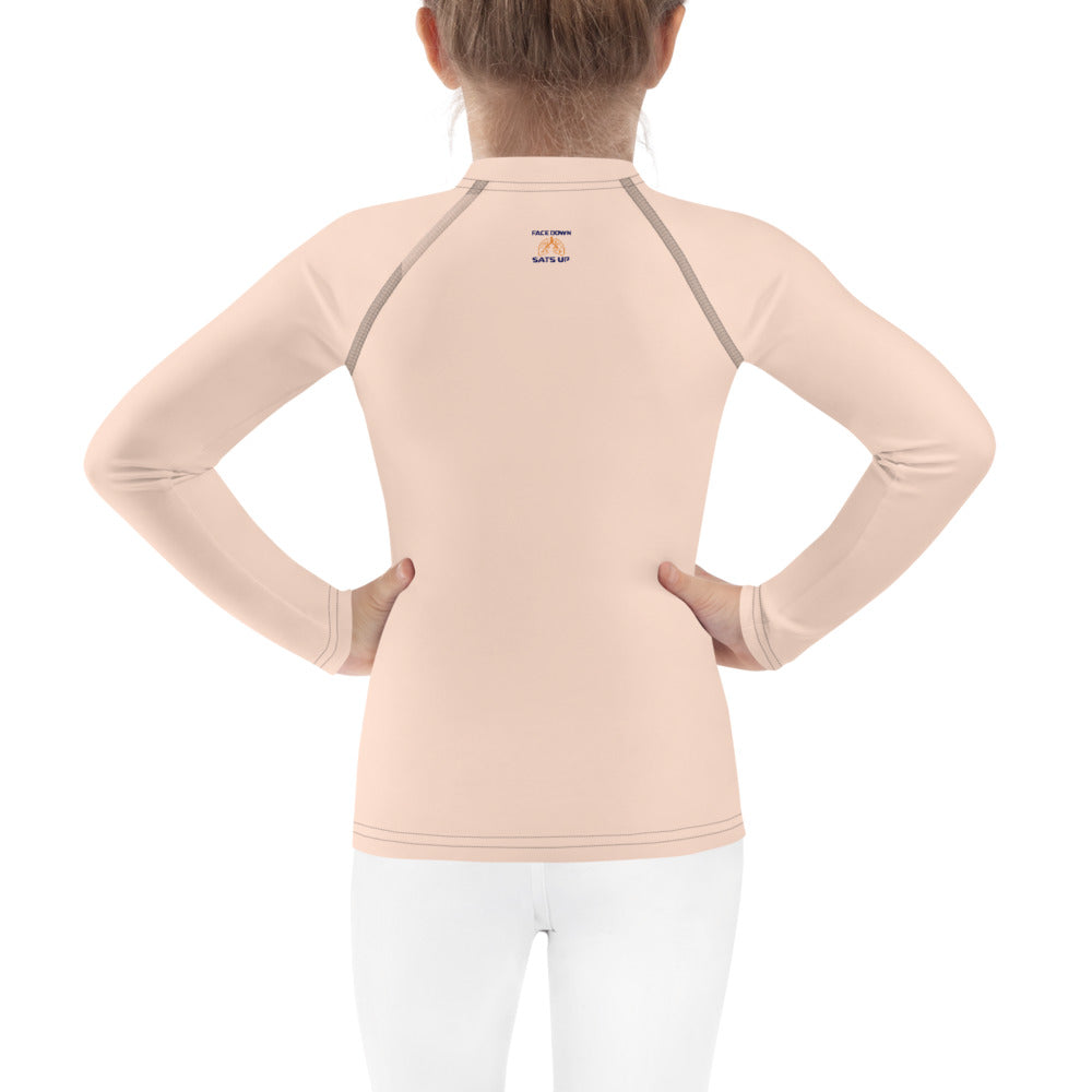 FACE DOWN SATS UP - Kids Rash Guard