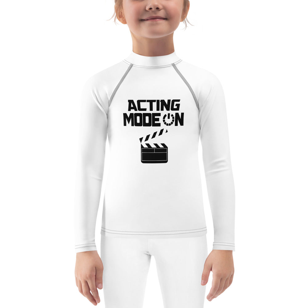 ACTING MODE ON - Kids Rash Guard