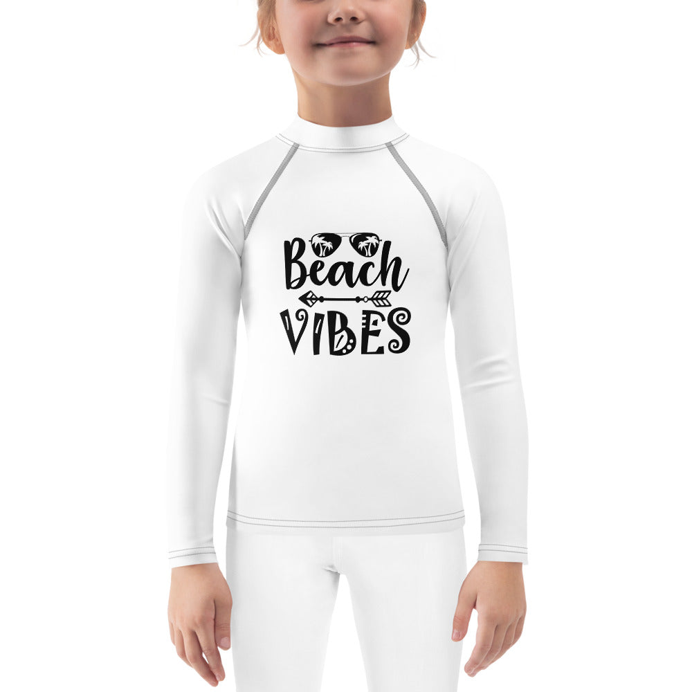 Beach Vibes- Kids Rash Guard