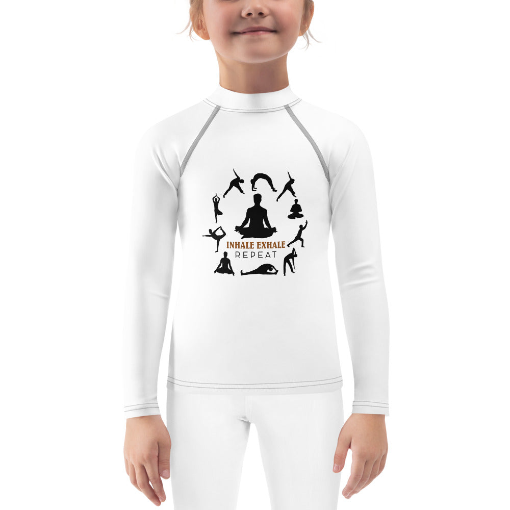 INHALE EXHALE - Kids Rash Guard