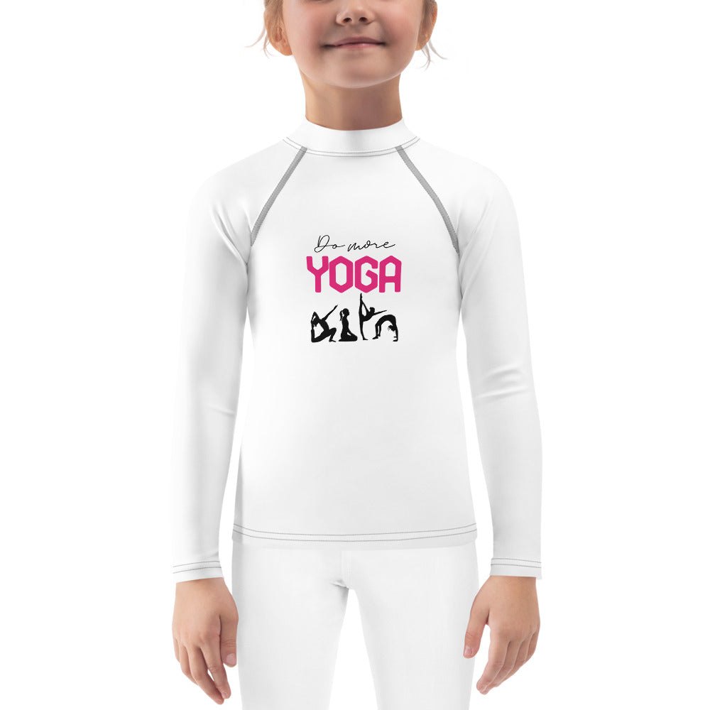 DO MORE YOGA - Kids Rash Guard