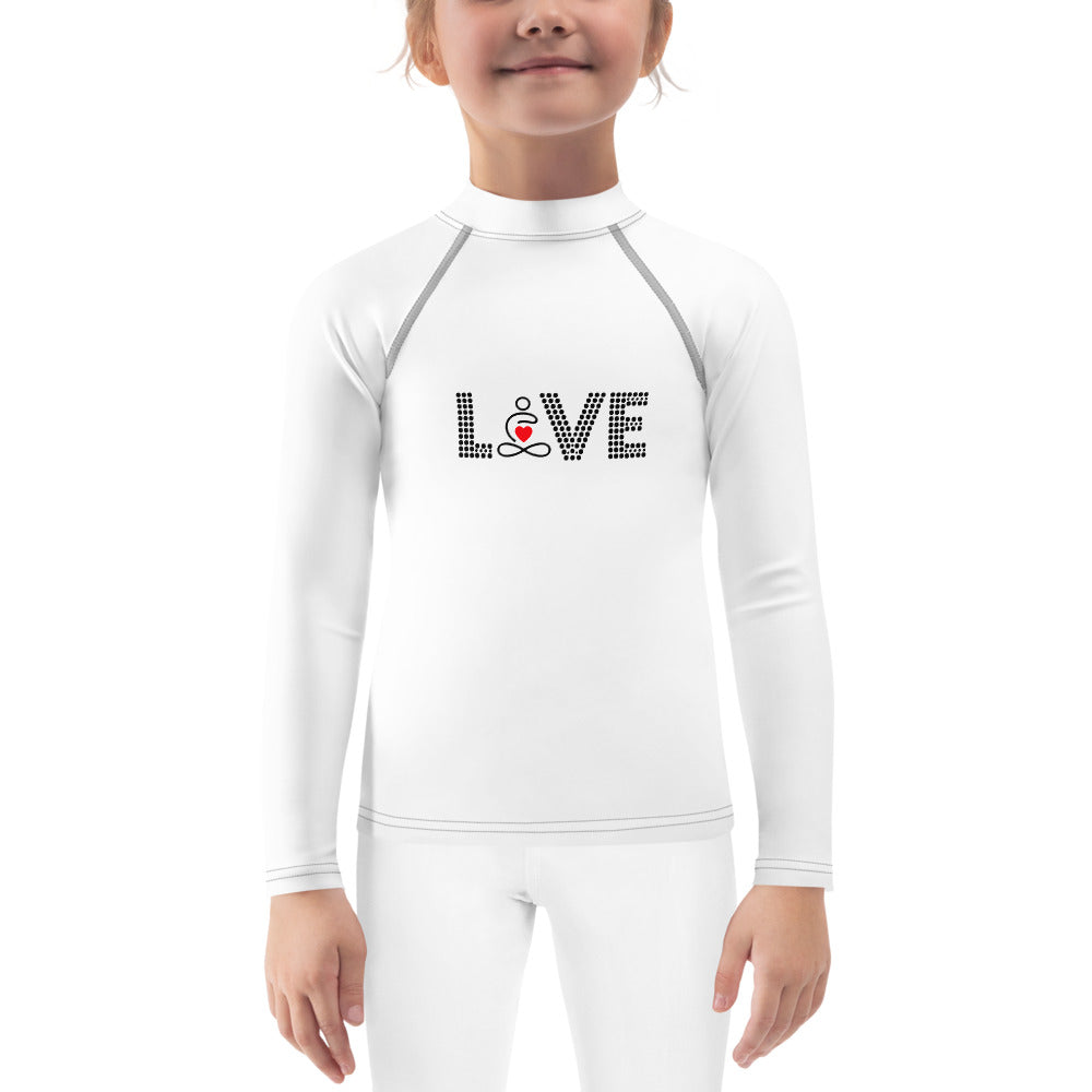 LOVE - Kids Rash Guard