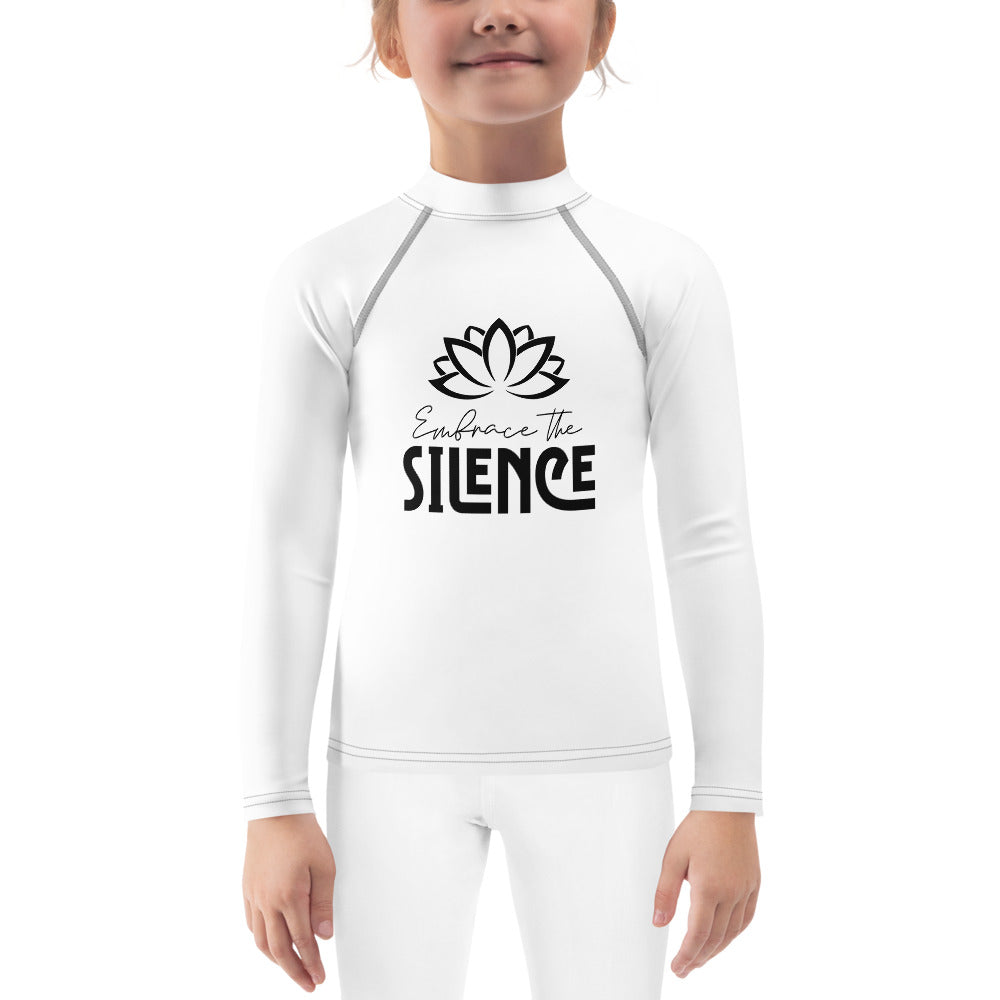 EMBRACE THE SILENCE - Kids Rash Guard