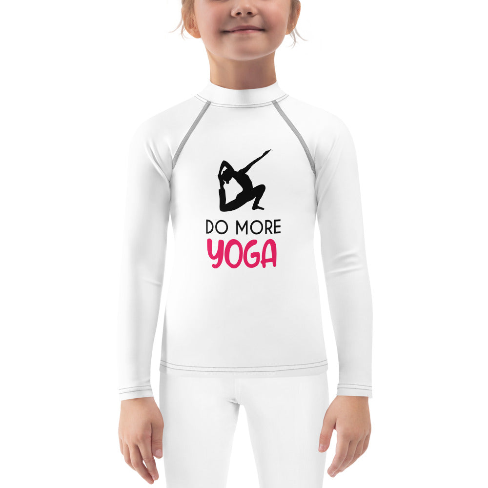 DO MORE YOGA - Kids Rash Guard