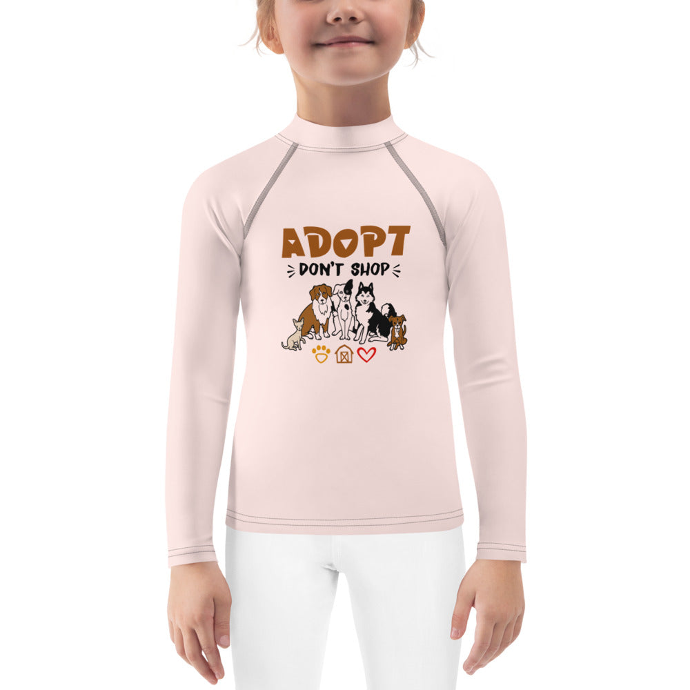 ADOPT DON'T SHOP - Kids Rash Guard