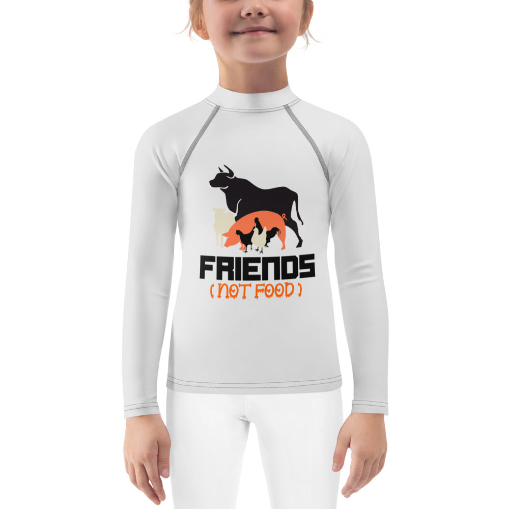 FRIENDS NOT FOOD - Kids Rash Guard