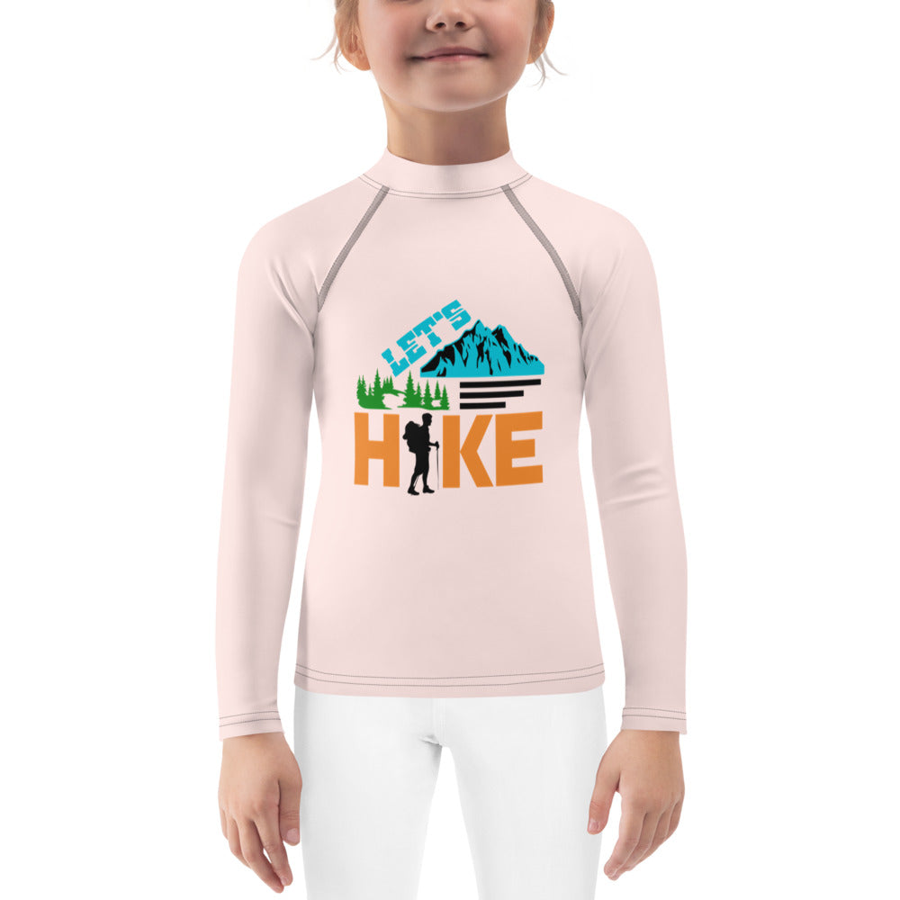 LET'S HIKE - Kids Rash Guard