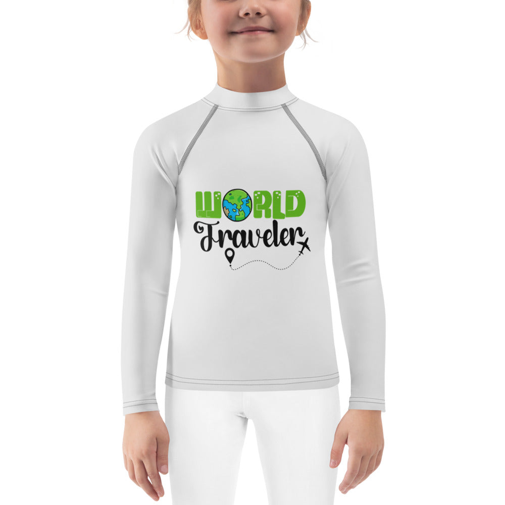 WORLD TRAVELER - Kids Rash Guard