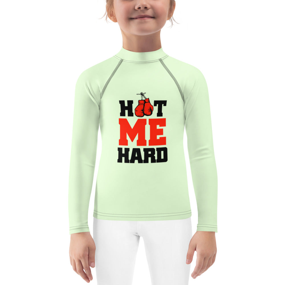 HOT ME HARD - Kids Rash Guard