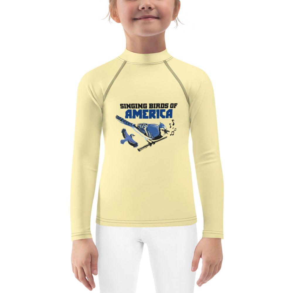 SINGING BIRDS OF AMERICA - Kids Rash Guard