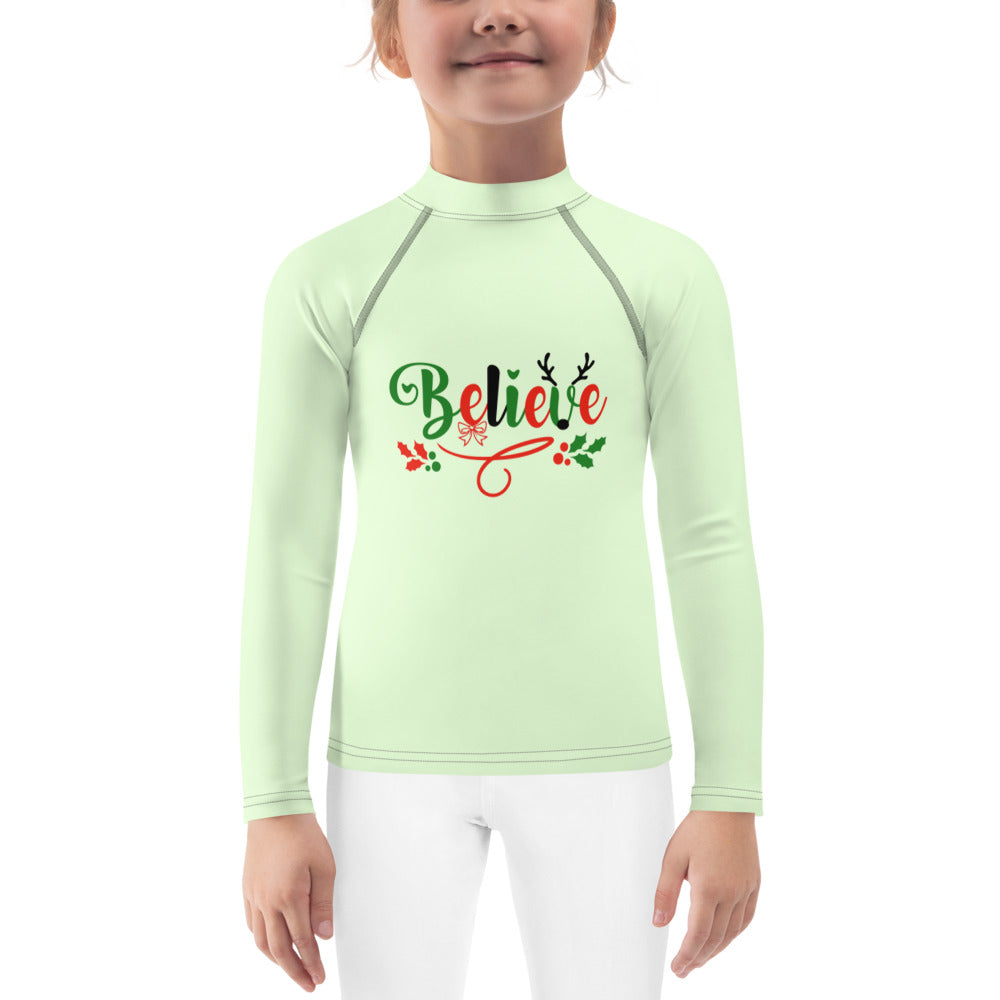 BELIEVE - Kids Rash Guard