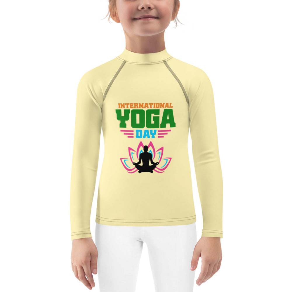 INTERNATIONAL YOGA DAY - Kids Rash Guard