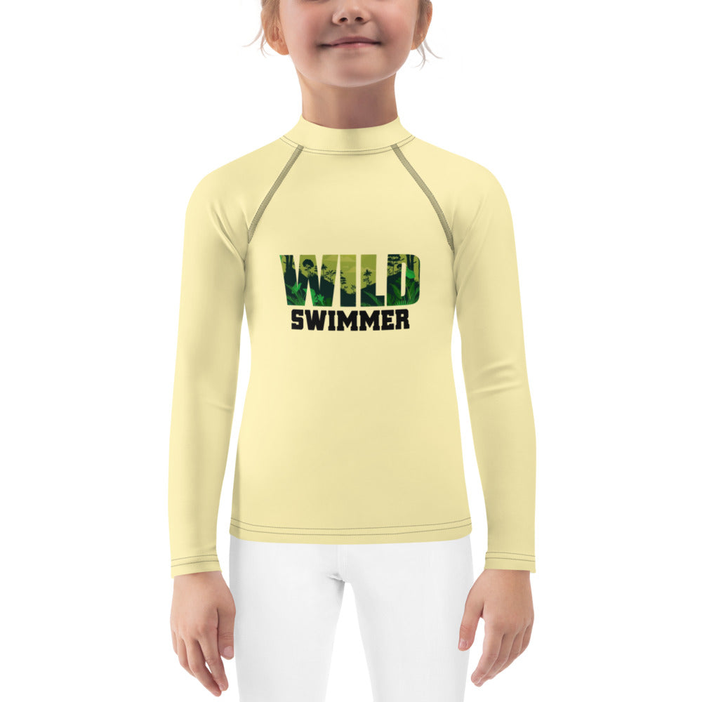 WILD SWIMMER - Kids Rash Guard