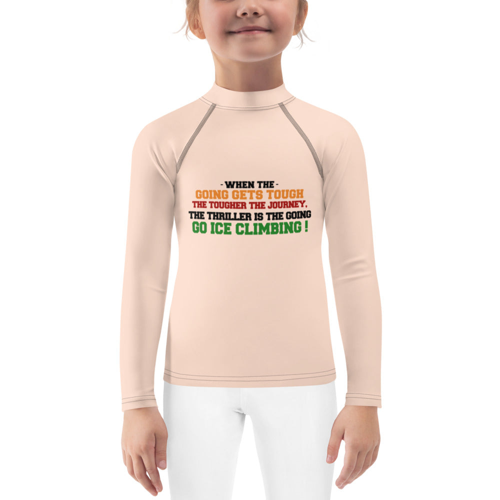 GO ICE CLIMBING - Kids Rash Guard