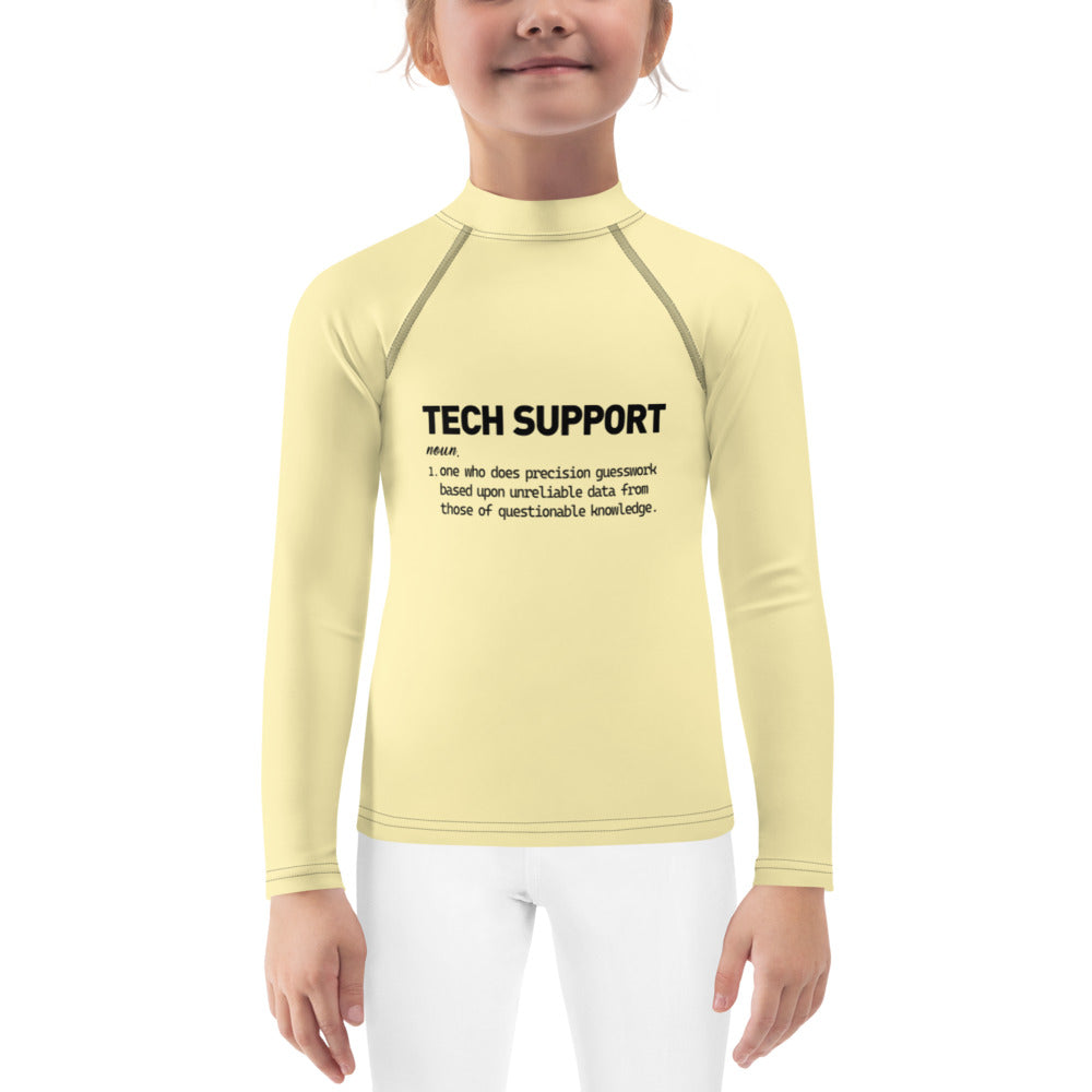 TECH SUPPORT - Kids Rash Guard