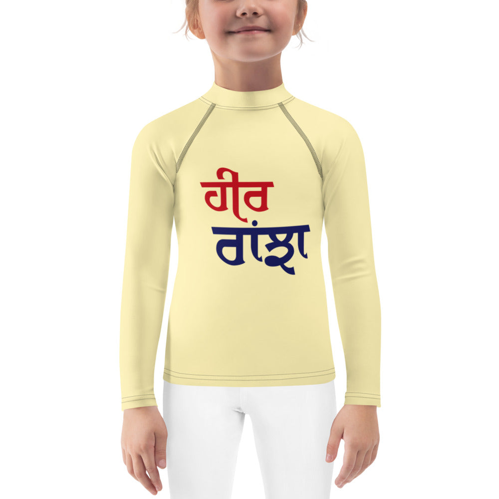 HEER RANJHA - Kids Rash Guard