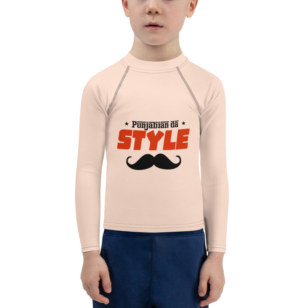 PUNJABIAN DA STYLE - Kids Rash Guard