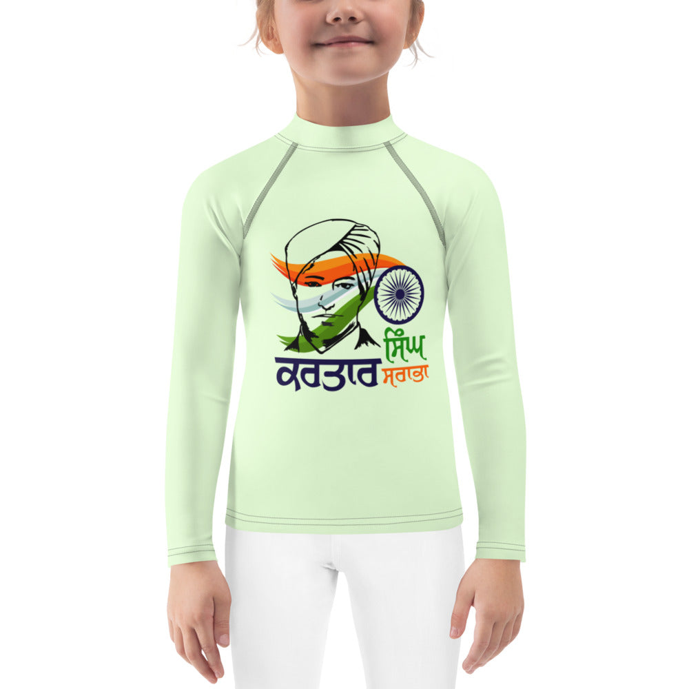 KARTAR SINGH SARABHA - Kids Rash Guard