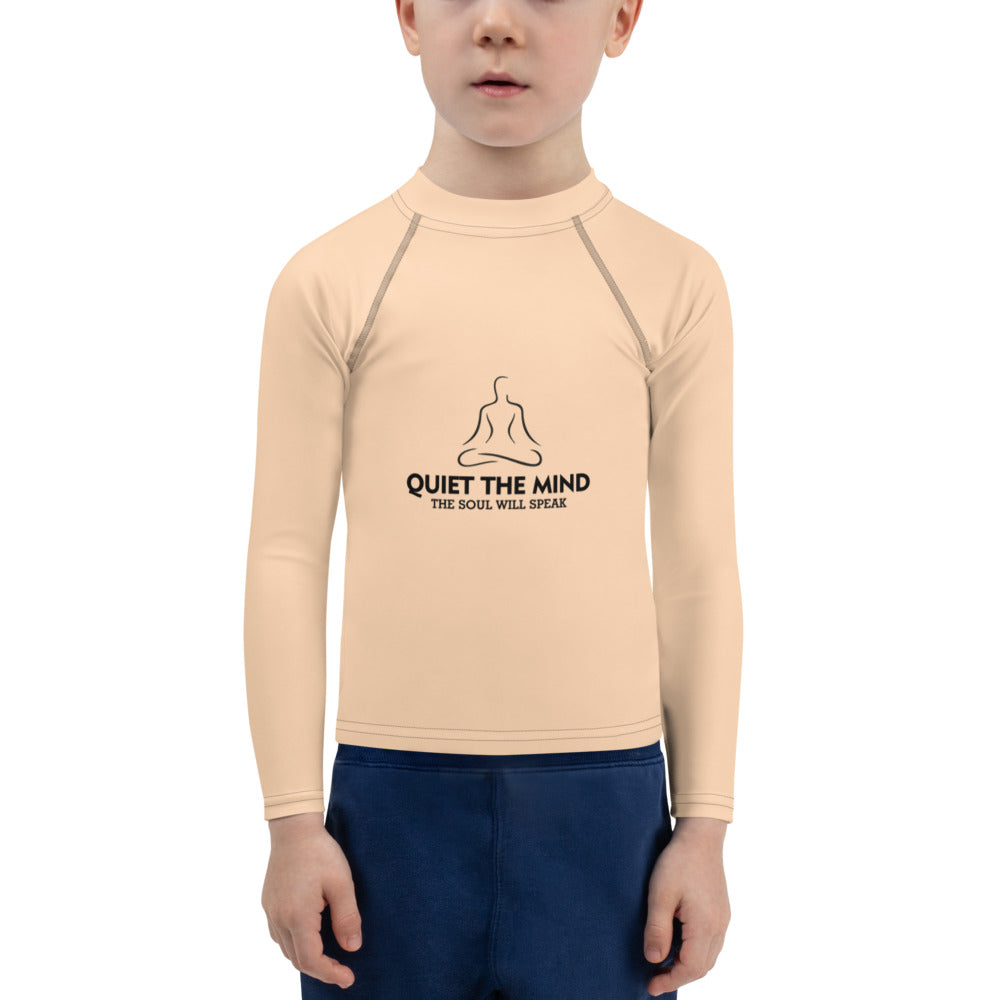 QUIET THE MIND - Kids Rash Guard