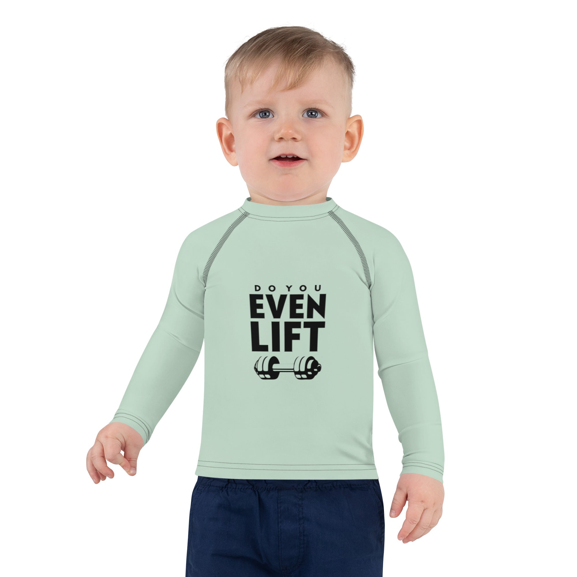 DO YOU EVEN LIFT - Kids Rash Guard