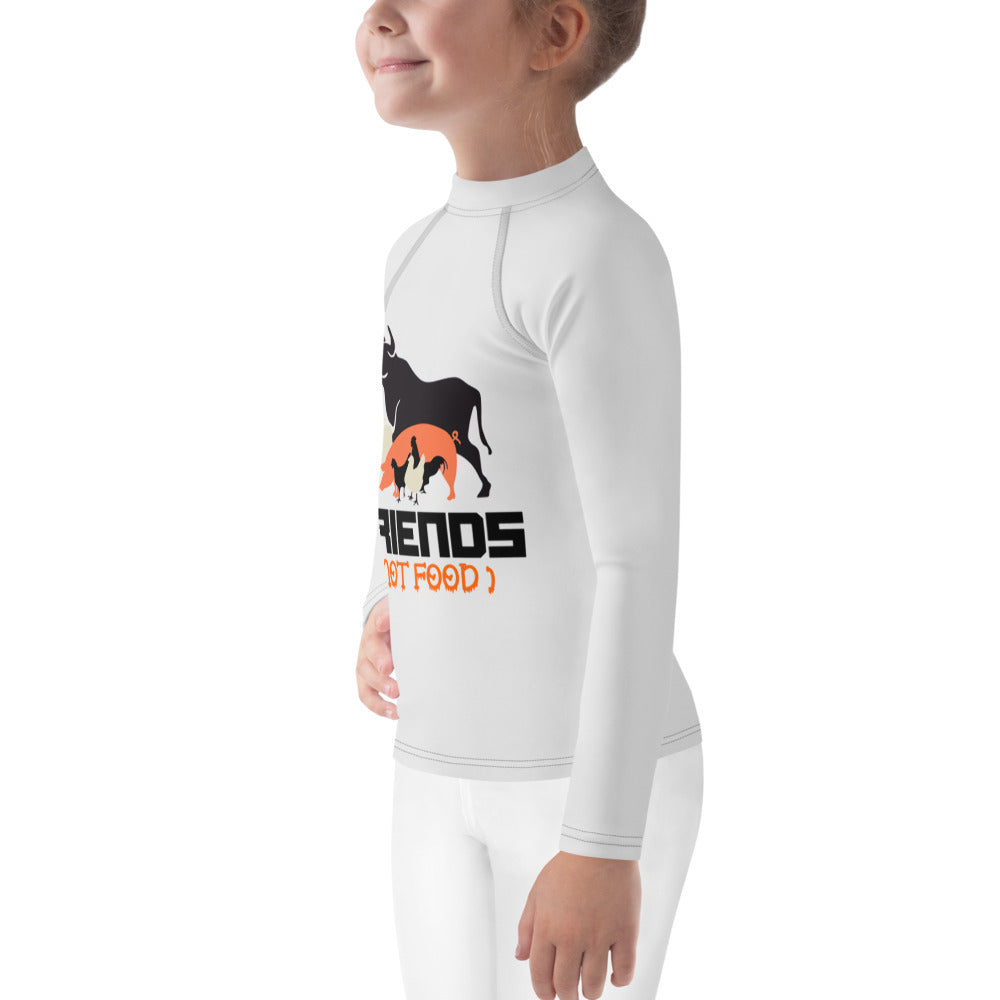 FRIENDS NOT FOOD - Kids Rash Guard