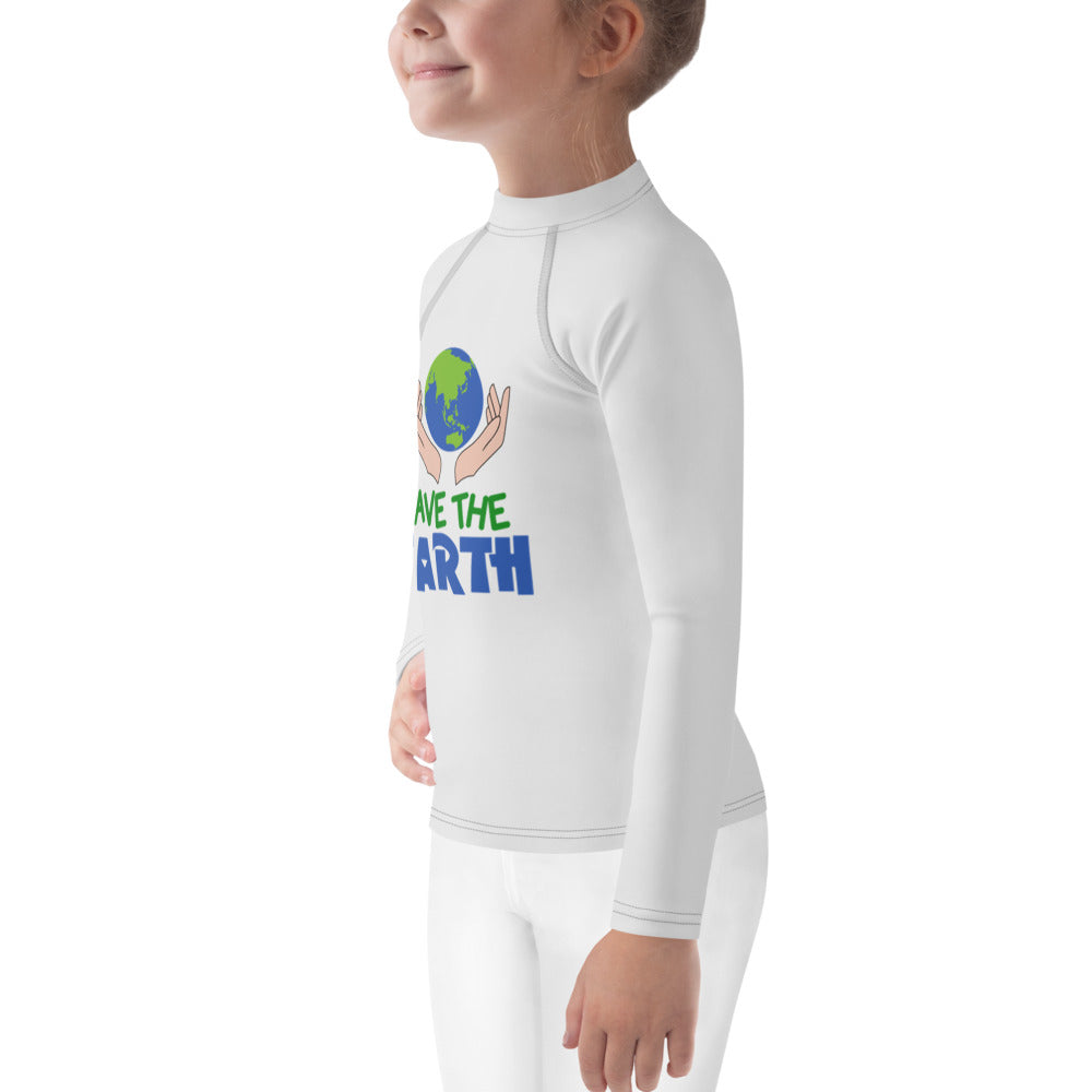 SAVE THE EARTH - Kids Rash Guard