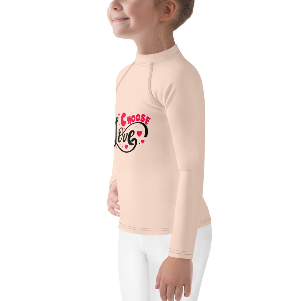 CHOOSE LOVE - Kids Rash Guard