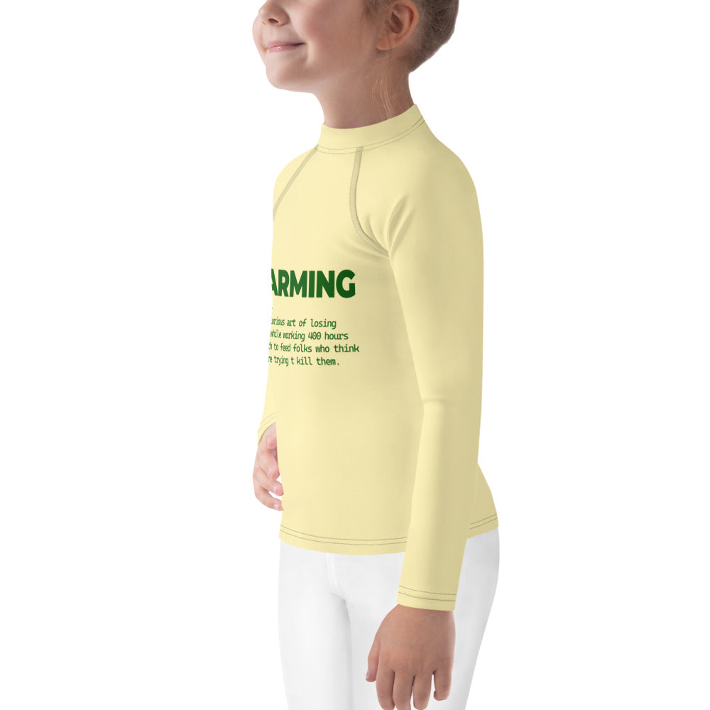 FARMING - Kids Rash Guard