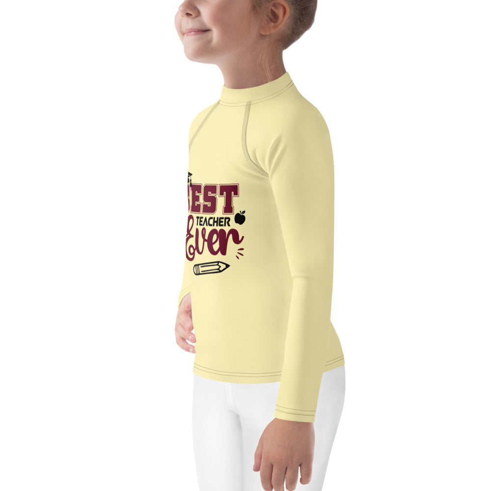 BEST TEACHER EVER - Kids Rash Guard