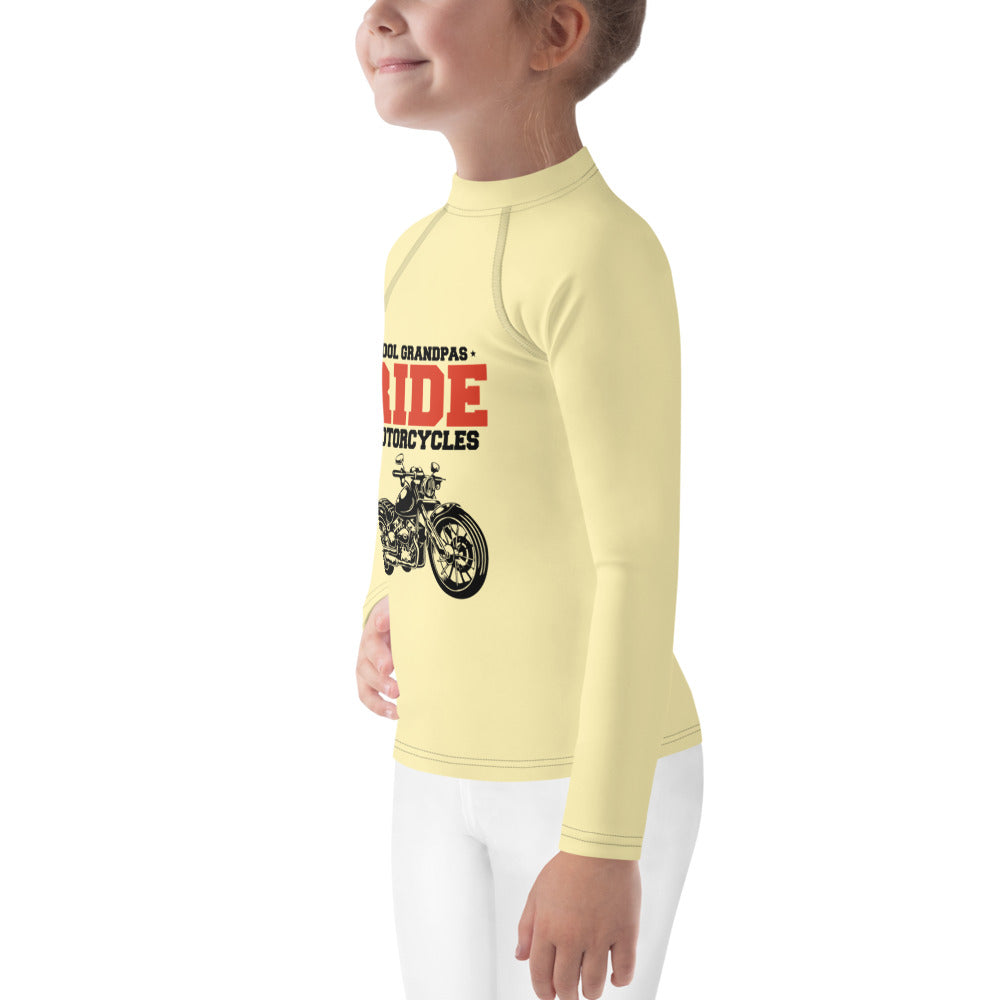 COOL GRANDPAS RIDE MOTORCYCLES - Kids Rash Guard