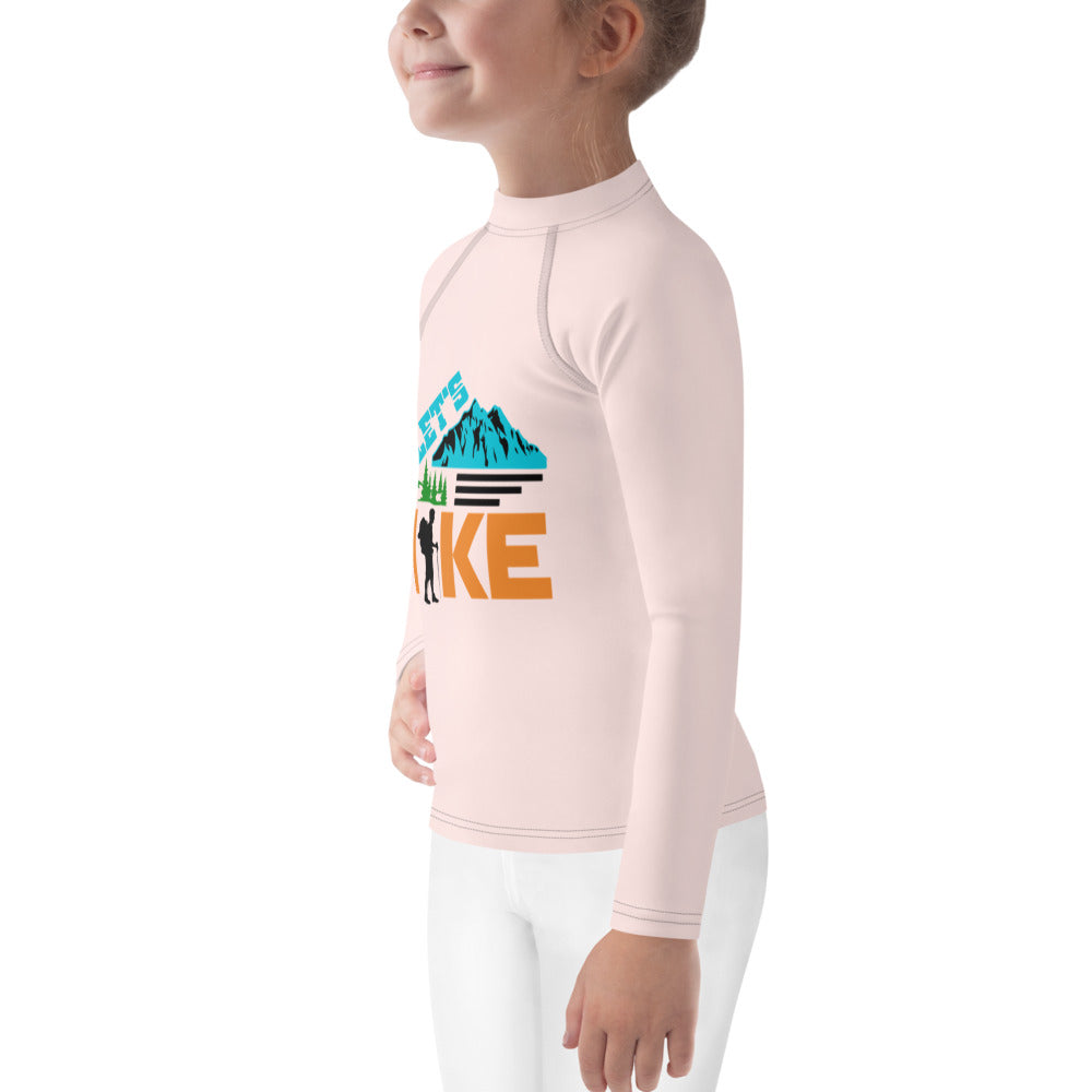 LET'S HIKE - Kids Rash Guard