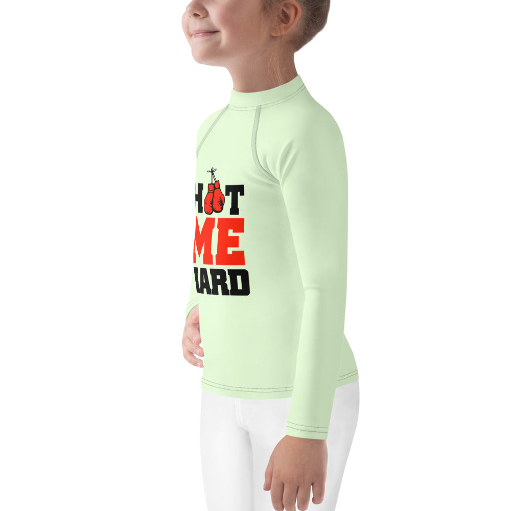 HOT ME HARD - Kids Rash Guard